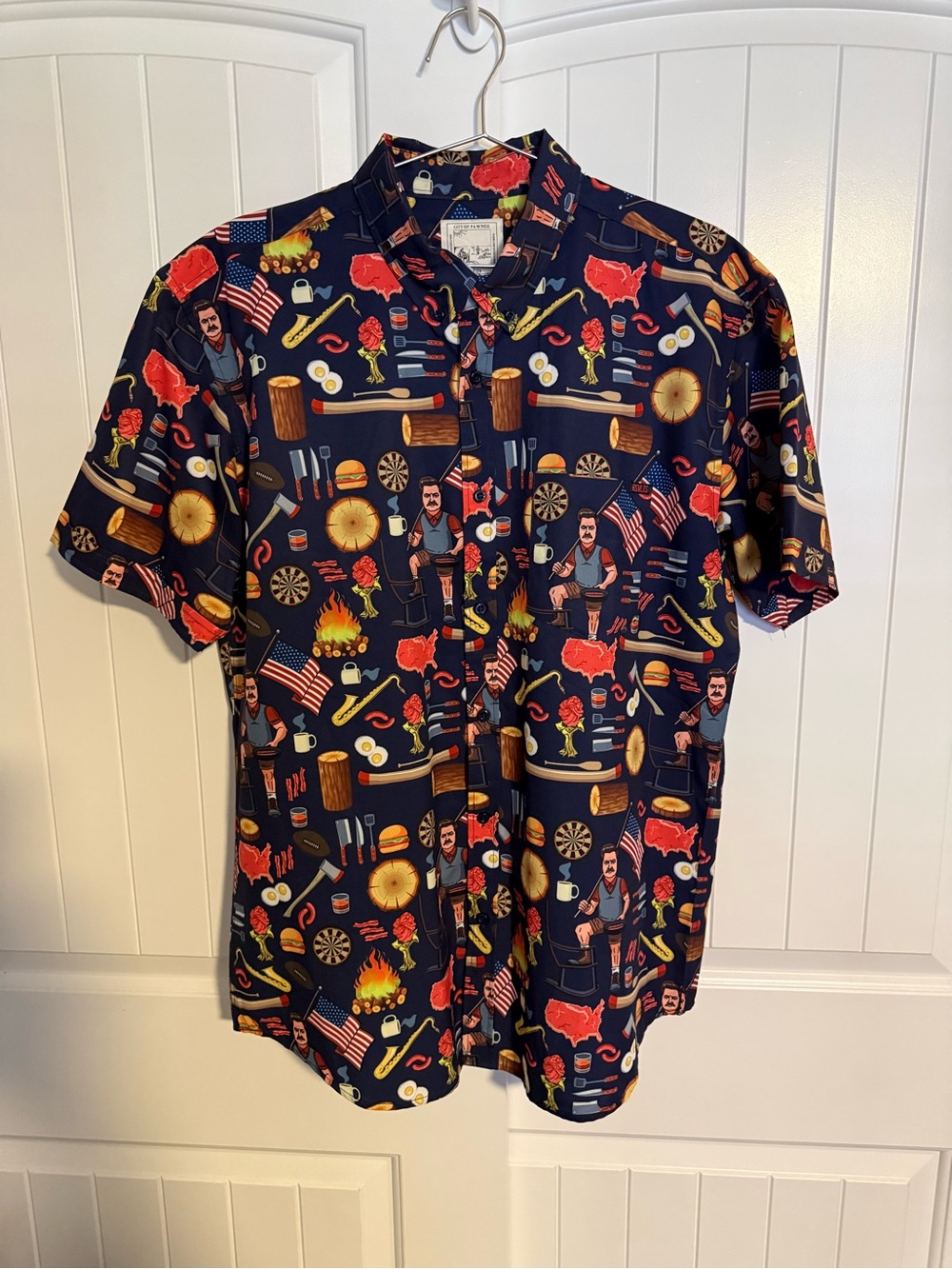 RSVLTS Parks and Rec - Ron Swanson Shirt - XL